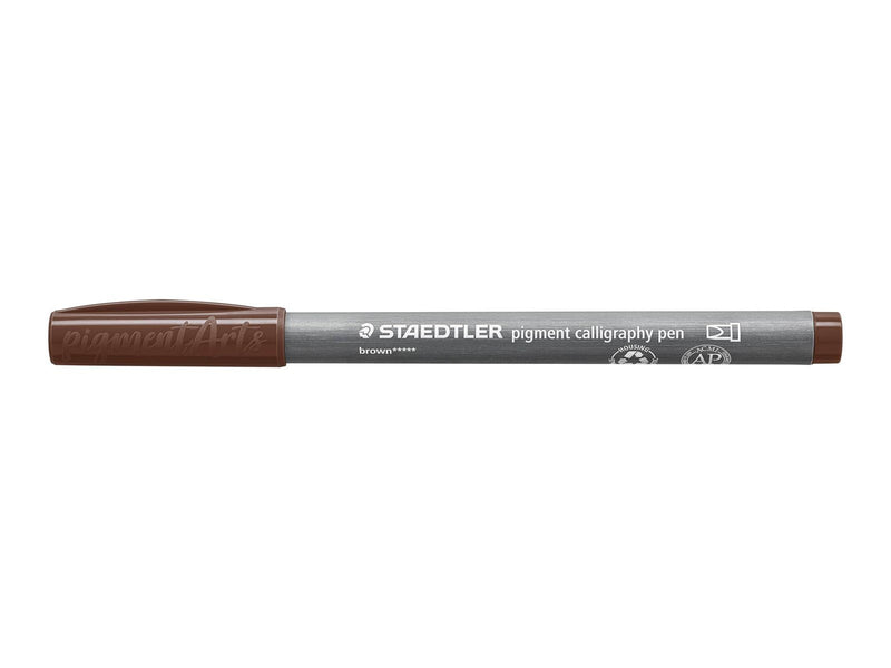Staedtler pigment calligraphy pen 10 pcs brown