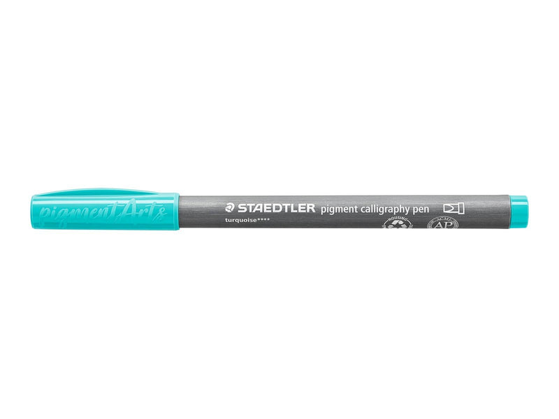Staedtler pigment calligraphy pen 10 pcs turquoise