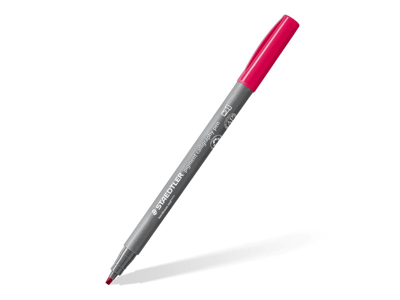 Staedtler pigment calligraphy pen 10 pcs bordeauxred