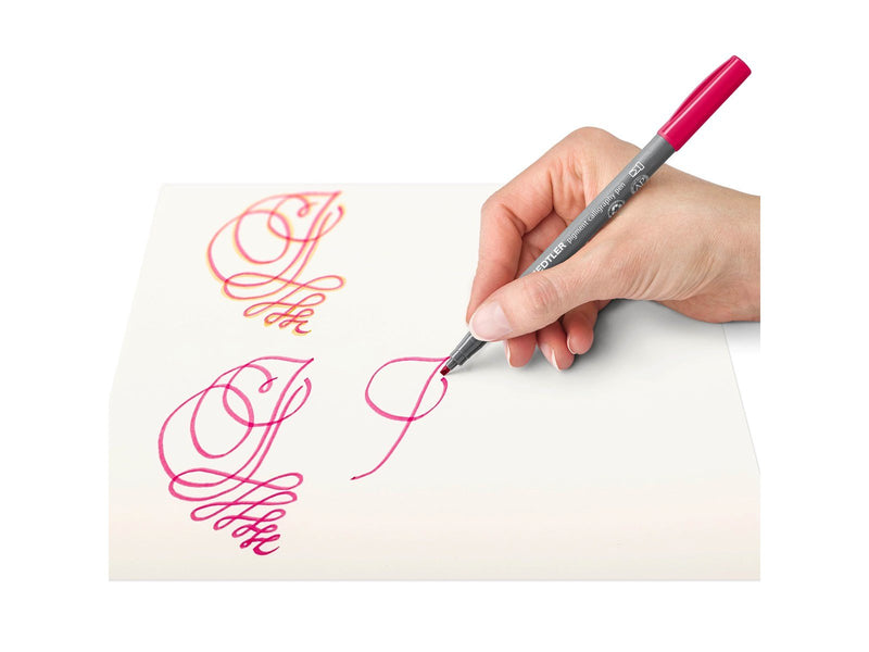 Staedtler pigment calligraphy pen 10 pcs bordeauxred