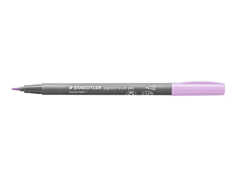 Staedtler pigment brush pen 10 pcs lavender light