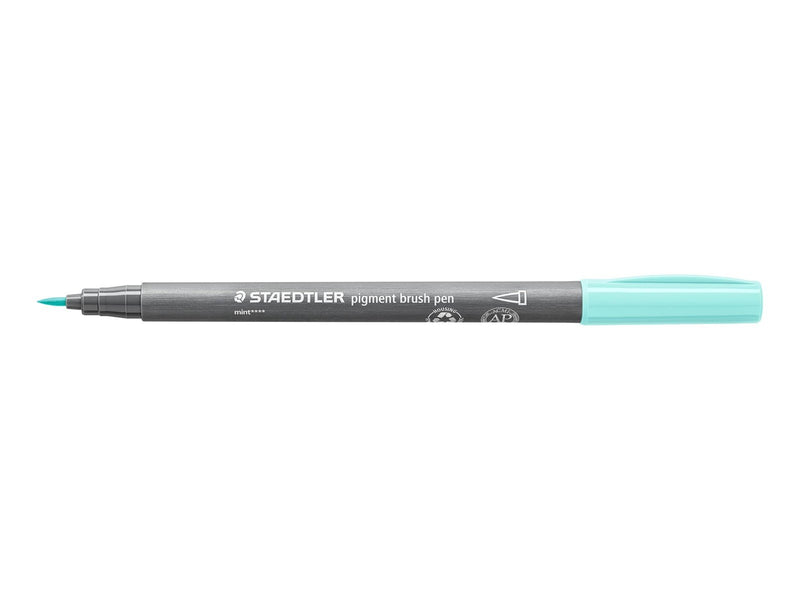Staedtler pigment brush pen 10 pcs green