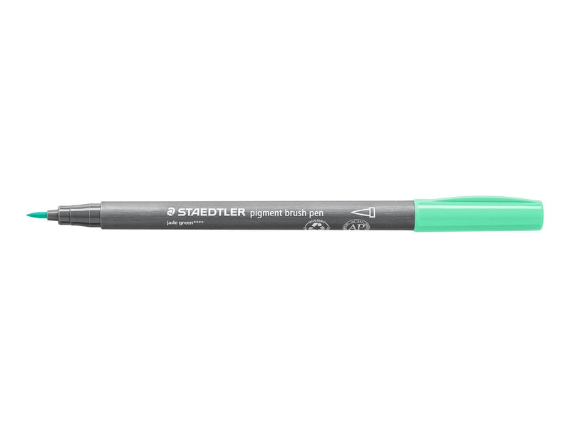 Staedtler pigment brush pen 10 pcs green