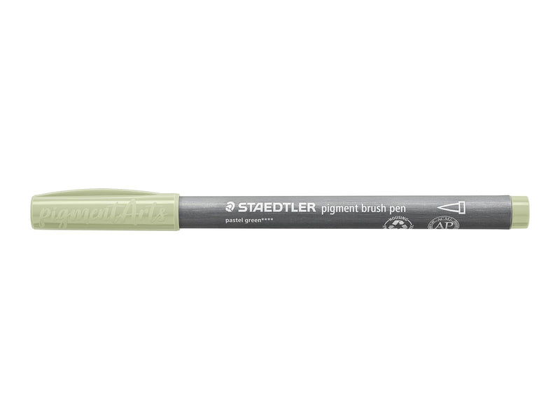 Staedtler pigment brush pen 10 pcs green