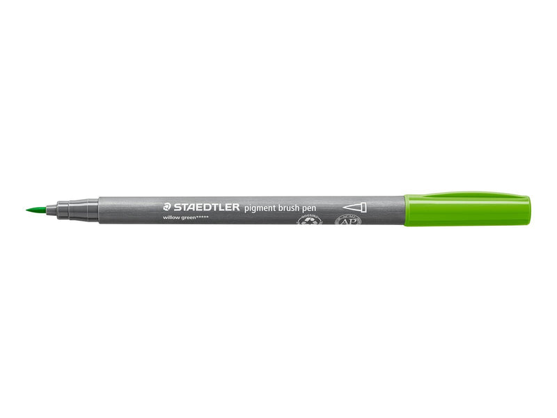 Staedtler pigment brush pen 10 pcs green