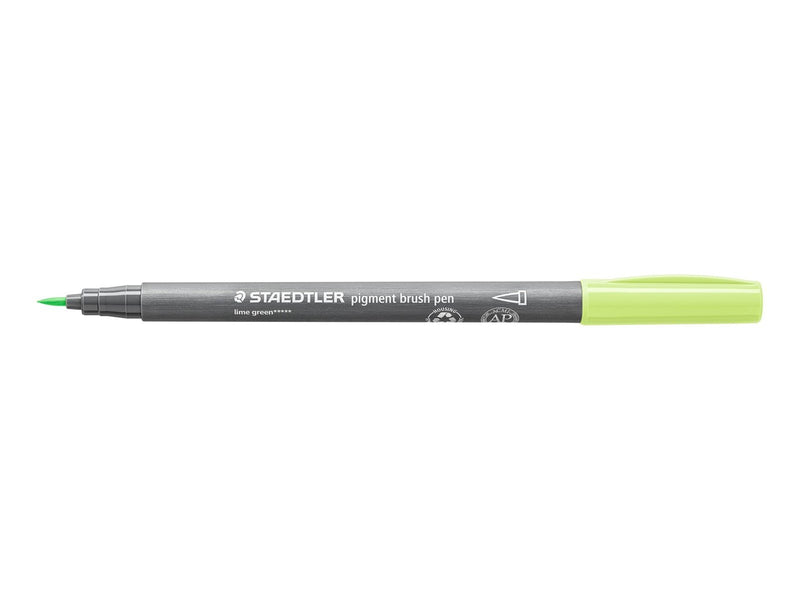 Staedtler pigment brush pen 10 pcs green