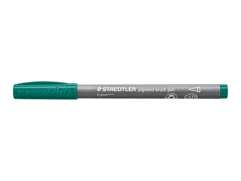 Staedtler pigment brush pen 10 pcs green