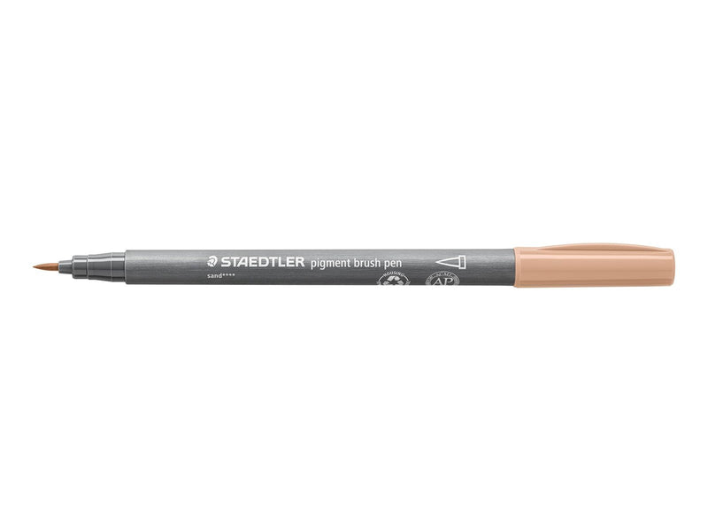 Staedtler pigment brush pen 10 pcs sand