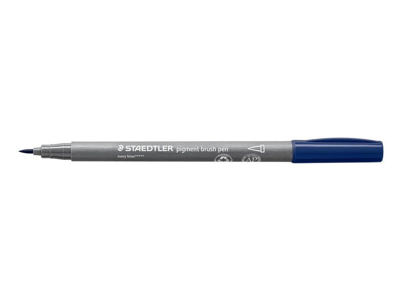 Staedtler pigment brush pen 10 pcs pacific blue