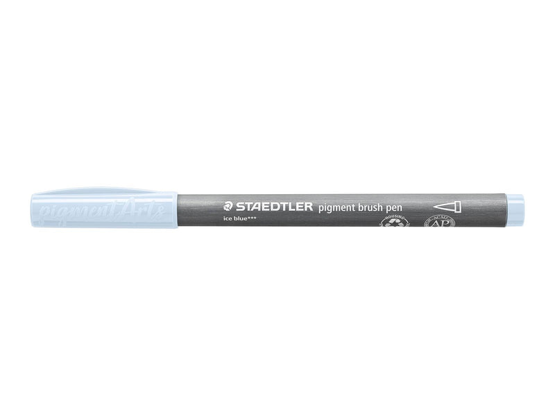 Staedtler pigment brush pen 10 pcs ice blue