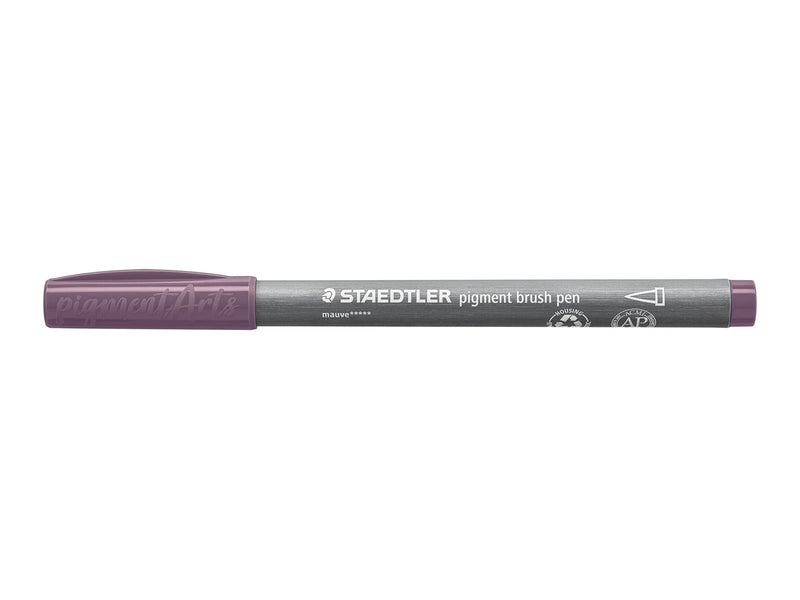 Staedtler pigment brush pen 10 pcs mauve