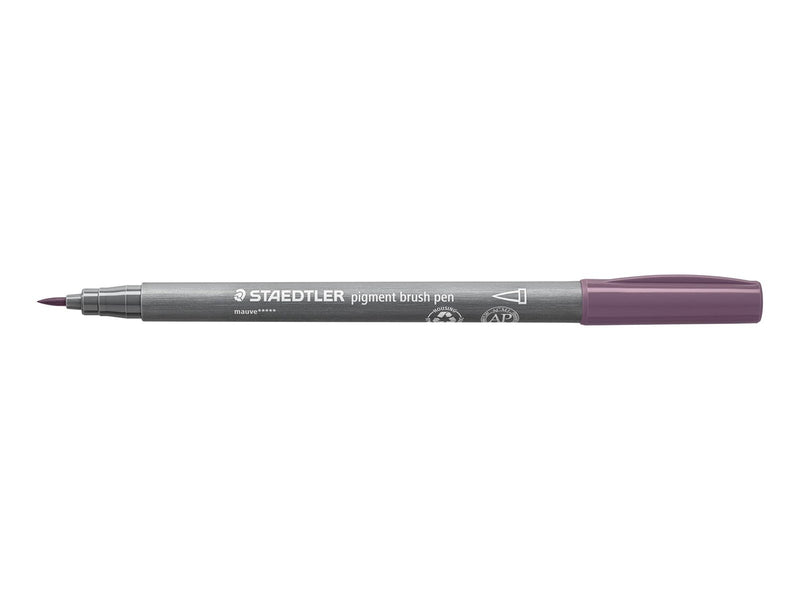 Staedtler pigment brush pen 10 pcs mauve