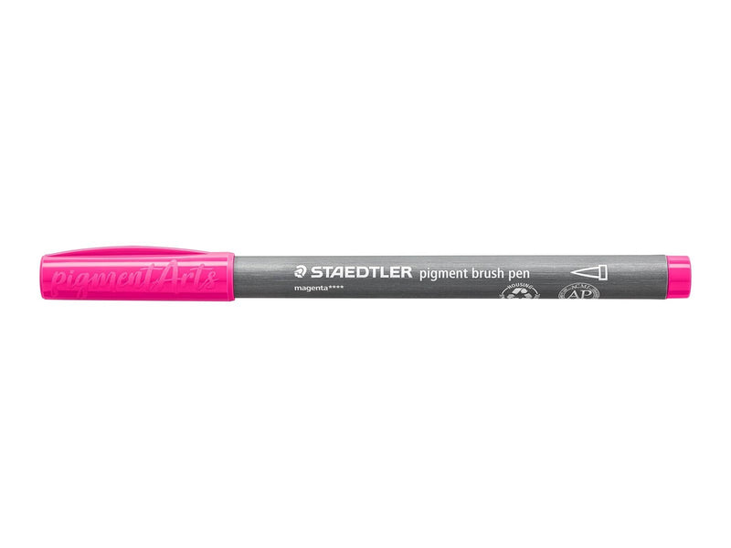Staedtler pigment brush pen 10 pcs magenta