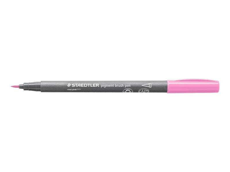 Staedtler pigment brush pen 10 pcs magenta