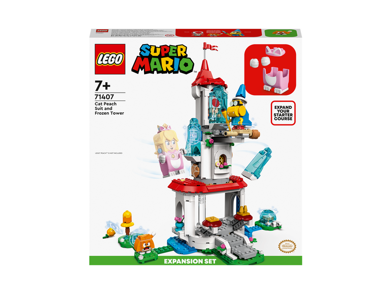 LEGO Super Mario 71407 Katzen-Peach-Anzug und Eisturm – Erweiterungsset