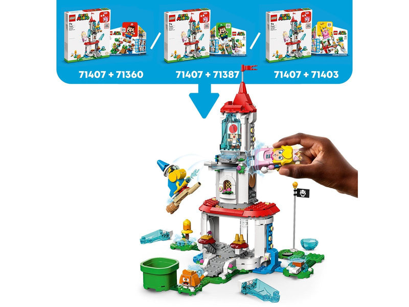 LEGO Super Mario 71407 Katzen-Peach-Anzug und Eisturm – Erweiterungsset