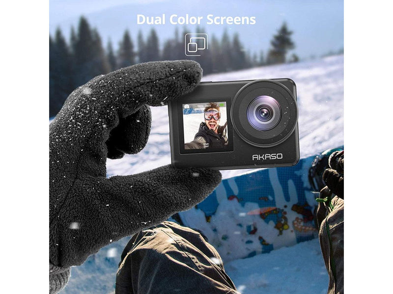 Akaso Brave 7 Dual Screen 4K/30fps Action Camera IPX8 Waterproof