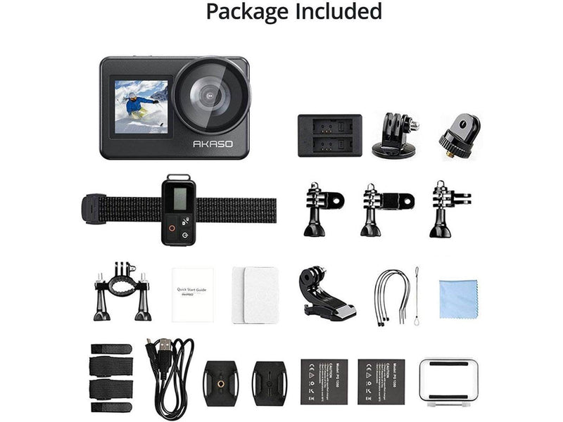 Akaso Brave 7 Dual Screen 4K/30fps Action Camera IPX8 Waterproof