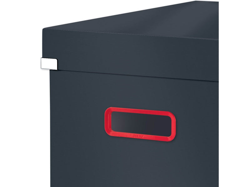 Leitz  Click & Store Cosy Aufbewahrungs- und Transportbox Cube Groß Samtgrau