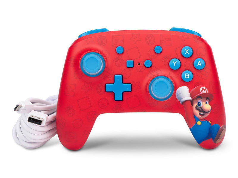 PowerA Enhanced Wired Controller for Nintendo Switch - Woo-hoo! Mario - Wired Controller - Nintendo Switch