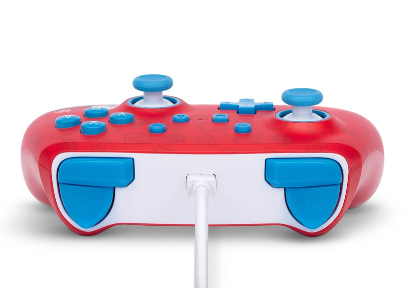 PowerA Enhanced Wired Controller for Nintendo Switch - Woo-hoo! Mario - Wired Controller - Nintendo Switch
