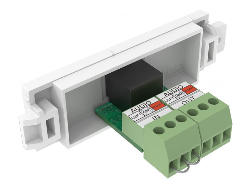 Vision TC3 - modular facility plate kit with snap-ins and cables