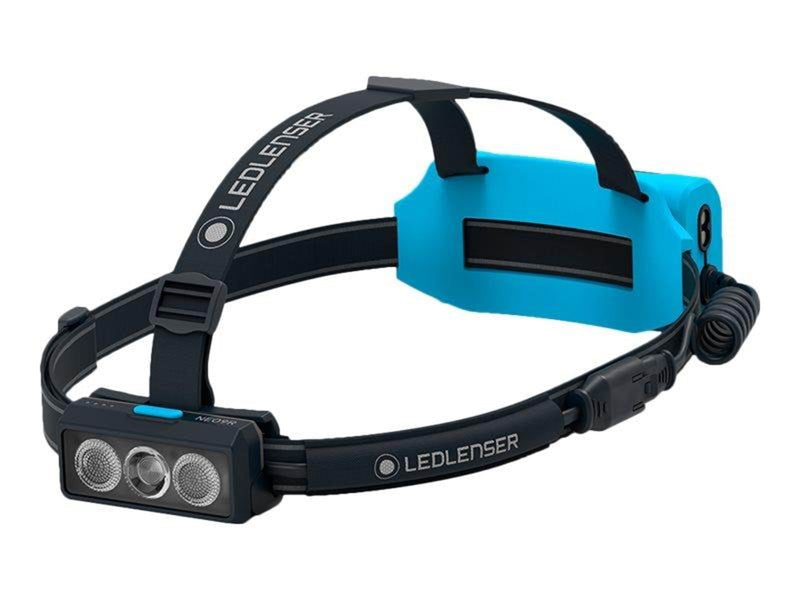 Ledlenser NEO9R headlamp, 1200 lumen, Black/blue