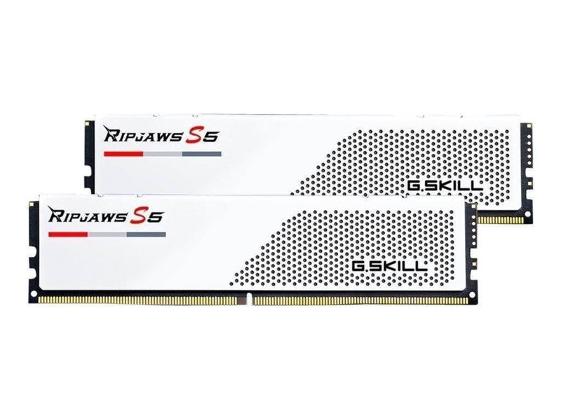 G.Skill Ripjaws S5 DDR5-5200 - 64GB - CL36 - Dual Channel (2 pcs) - Intel XMP - Weiß