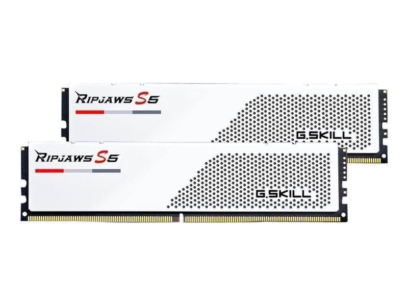 G.Skill Ripjaws S5 DDR5-5600 - 64GB - CL36 - Dual Channel (2 pcs) - Intel XMP - Weiß