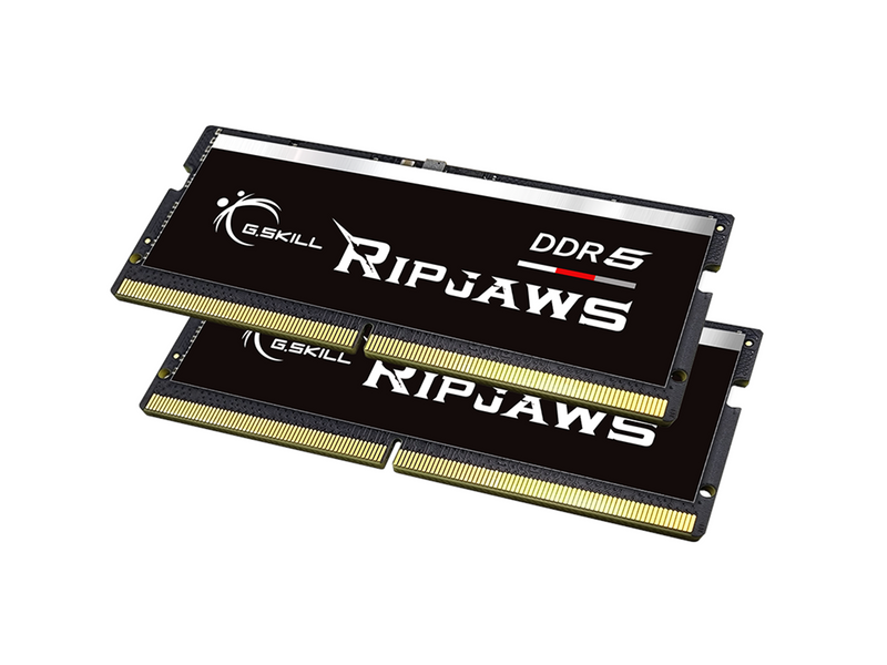 G.Skill Ripjaws SODIMM DDR5-4800 - 32GB - CL34 - Dual Channel (2 pcs) - Intel XMP - Schwarz