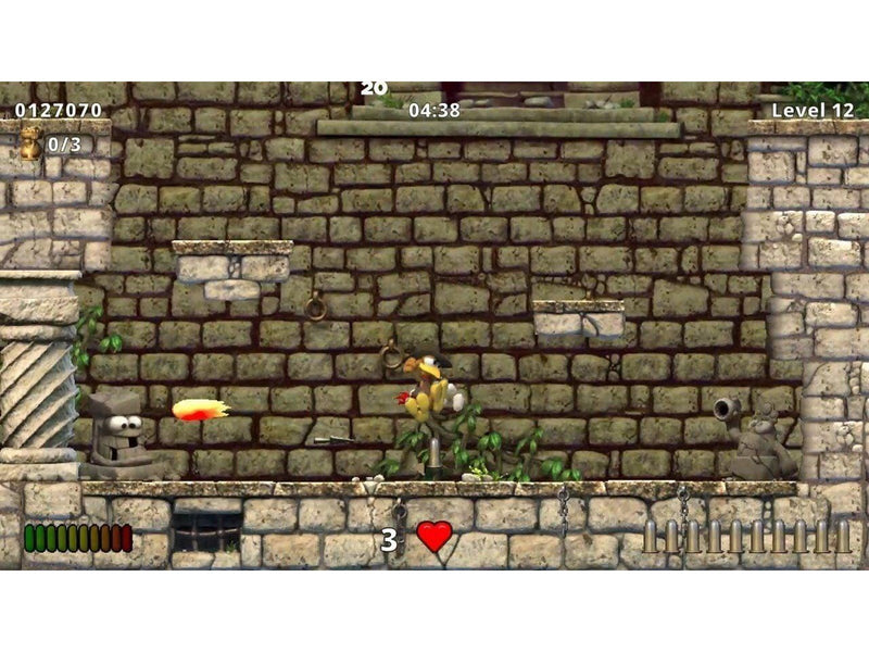 Crazy Chicken Jump 'n' Run Traps and Treasures - Sony PlayStation 4 - Plattform - PEGI 7