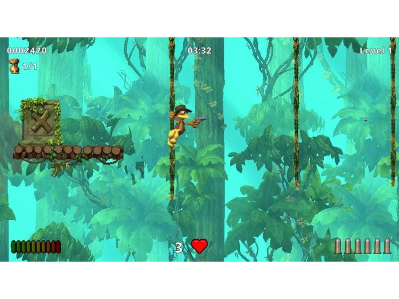 Crazy Chicken Jump 'n' Run Traps and Treasures - Sony PlayStation 4 - Plattform - PEGI 7