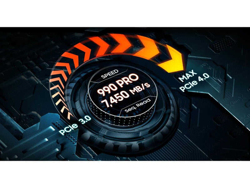 Samsung 990 Pro SSD - 4TB - Ohne Kühlkörper - M.2 2280 - PCIe 4.0