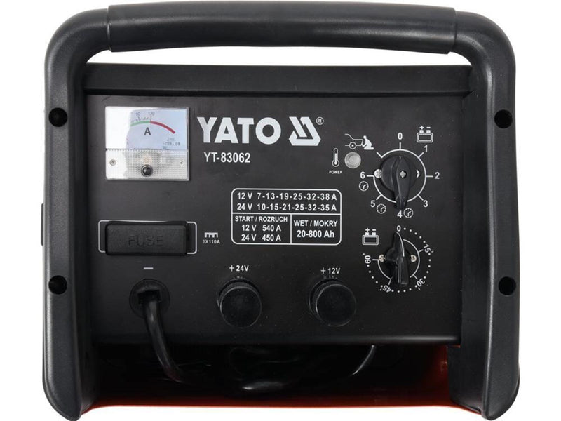 Yato YT-83062 BATTERY CHARGER & JUMP STARTER 20 – 800 AH