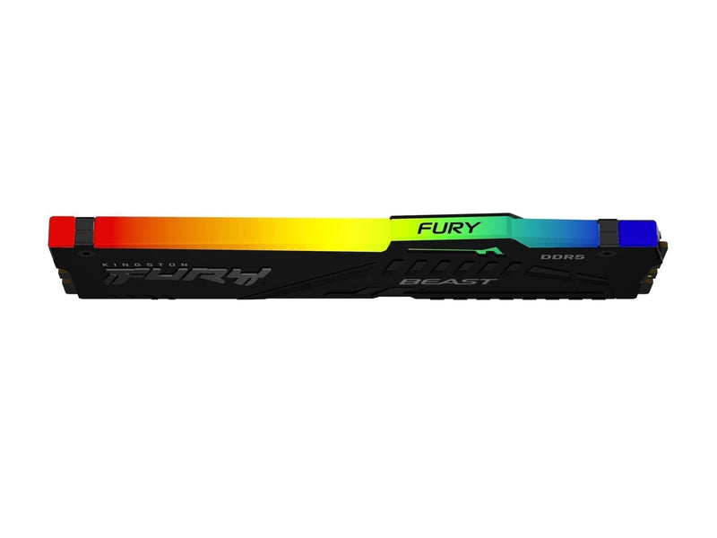 Kingston FURY Beast RGB DDR5-5200 - 16GB - CL36 - Single Channel (1 pcs) - AMD EXPO & Intel XMP - Schwarz mit RGB