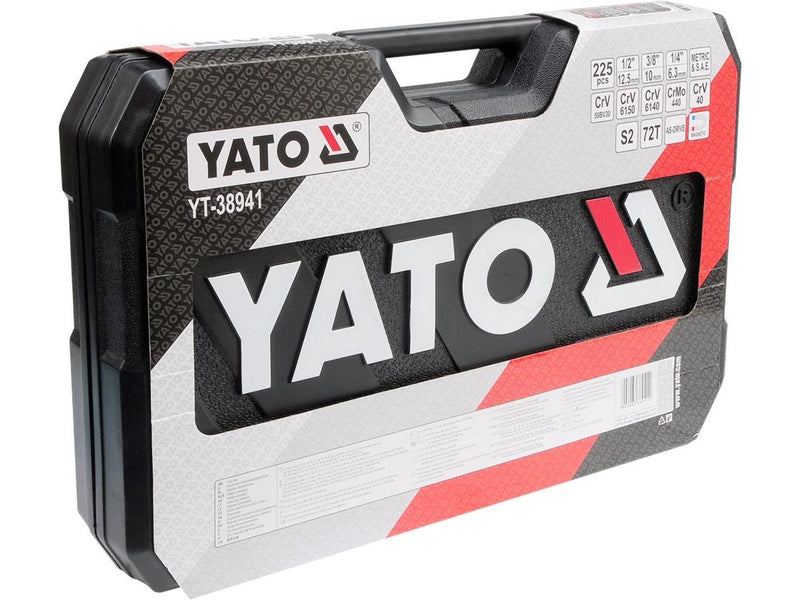 Yato YT-38941 TOOL SET 1/4" 3/8" 1/2" KPL 225 PCS