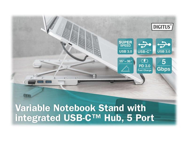 DIGITUS DA-90424 - notebook stand - USB-C