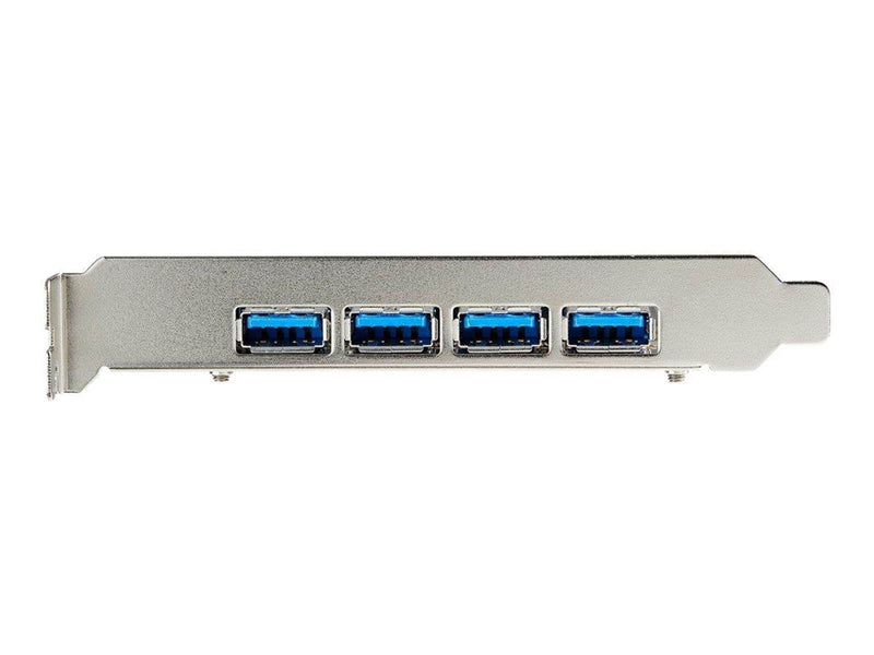 StarTech.com 4-Port USB PCIe Card - 10Gbps USB 3.1/3.2 Gen 2 Type-A PCI Express Expansion Card - 2 Controllers - 4xUSB - Windows