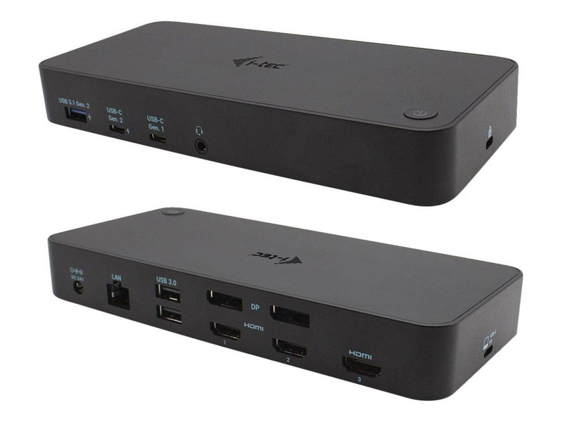 I-Tec - docking station - USB-C / Thunderbolt 3 - HDMI DP - GigE