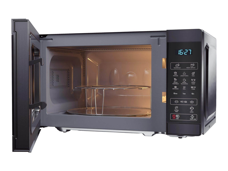 Sharp YC-MG02E-B - microwave oven with grill - freestanding - black