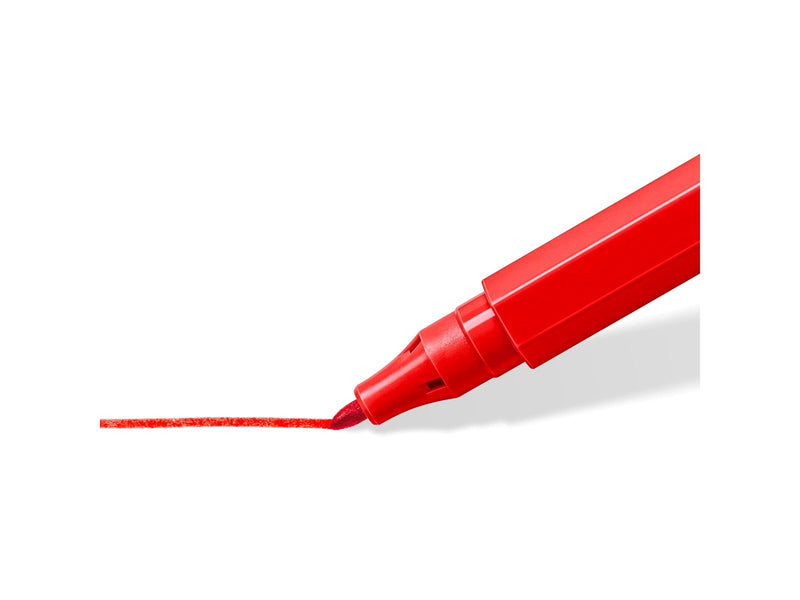 Staedtler Fibre-tip pen Noris.10 pcs red