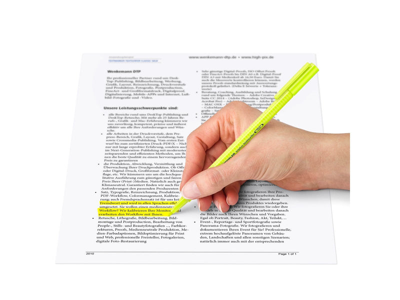 Staedtler Highlighter triplus textsurfer.10 pcs Yellow