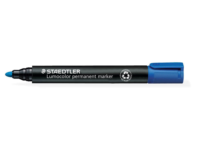 Staedtler Marker Lumocolor permanent.10 pcs Blue