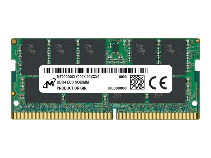 Crucial Micron - DDR4 - module - 16 GB - SO-DIMM 260-pin - 3200 MHz / PC4-25600 - unbuffered