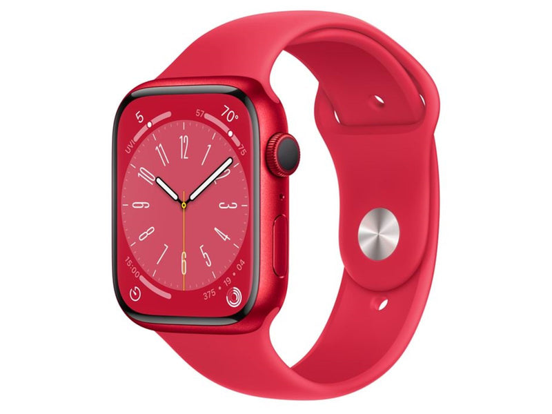 Apple Watch Series 8 GPS 45mm (PRODUCT)RED Aluminium Case with (PRODUCT)RED Sport Band