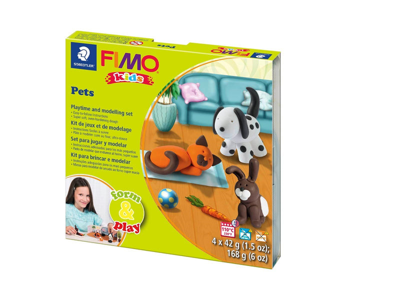 Staedtler Set Mod. clay FIMO kids F&P Pets