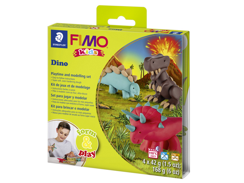 Staedtler Set Mod. clay FIMO kids F&P Dino