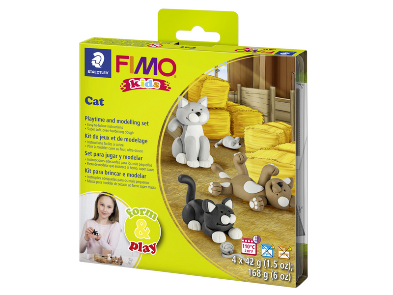 Staedtler Set Mod. clay FIMO kids F&P Cat