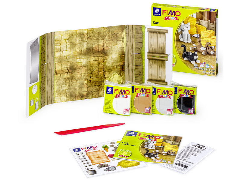 Staedtler Set Mod. clay FIMO kids F&P Cat