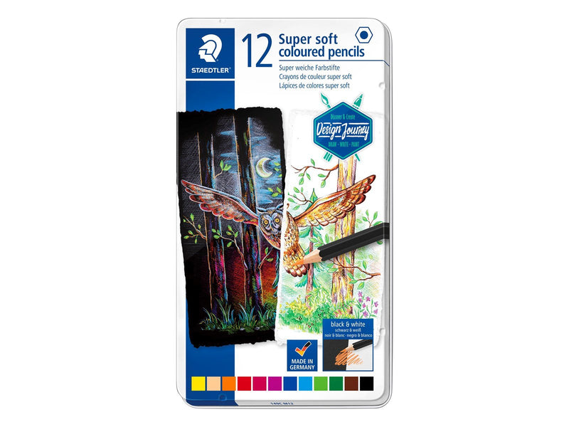 Staedtler Coloured pencil soft12pcs 100% PEFC